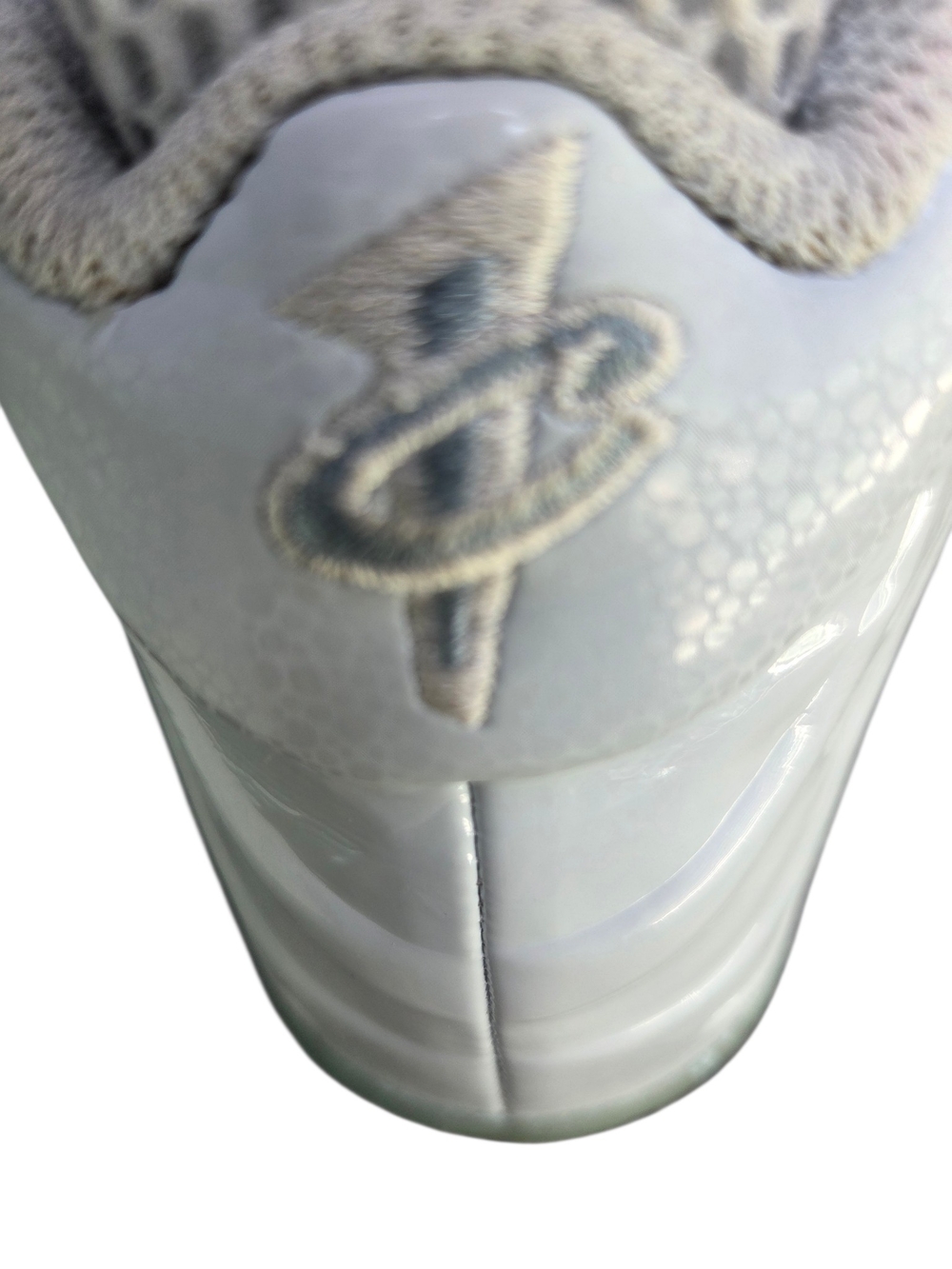 Nike Foamposite Light Blue and White High-Top Sneakers - Picture 12 of 13